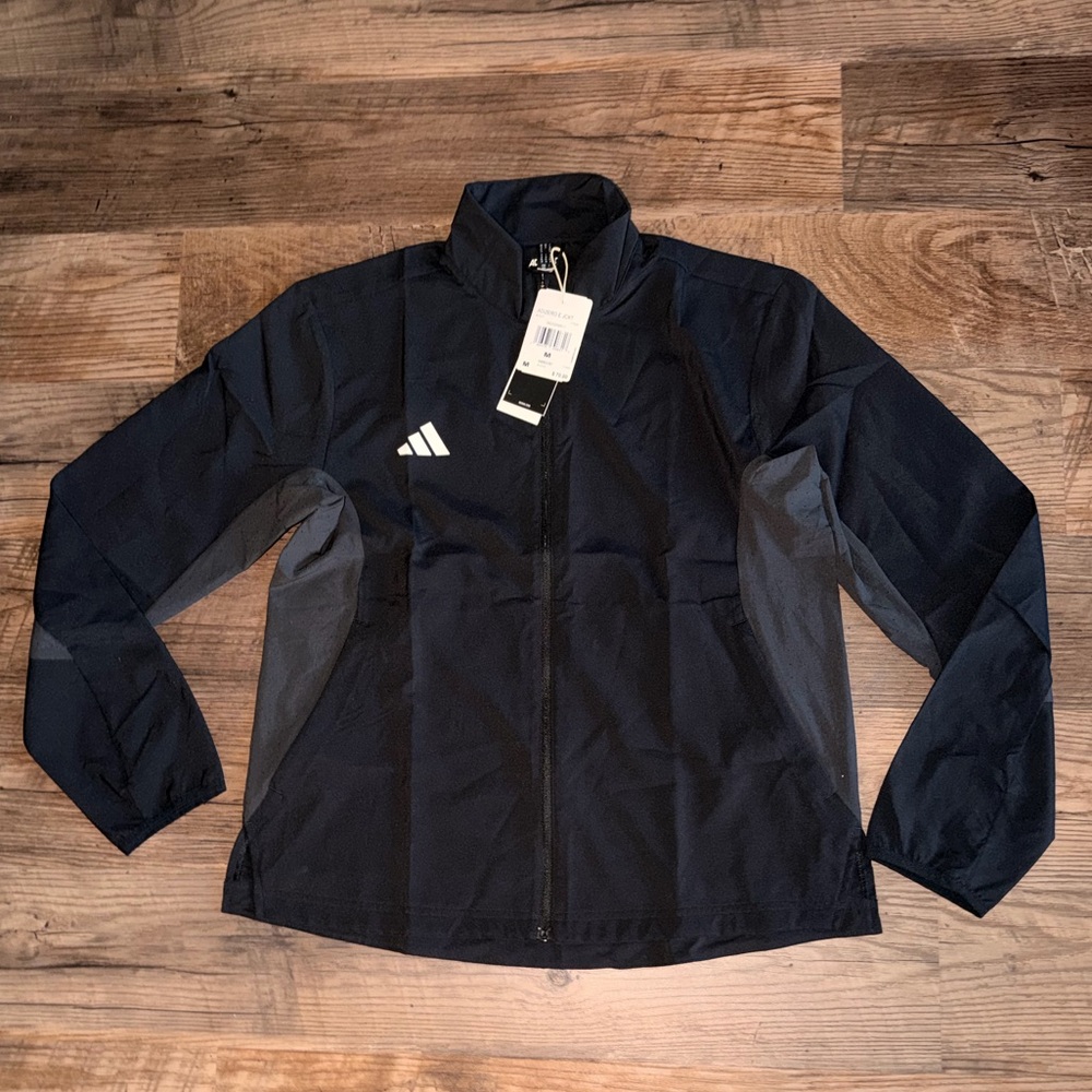 Adidas Women’s Black Windbreaker